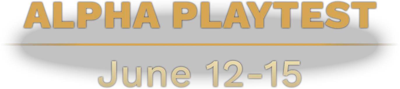 The June Alpha lockup, reading Alpha 3.